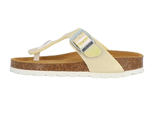 Lurchi 95L7003006 Schiebe-Sandalen, Yellow-Multi, 37 EU von Lurchi
