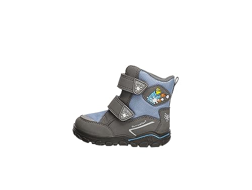 Lurchi Baby-Jungen Kamil-Sympatex Lauflernschuh, Grey Blue, 26 EU Weit von Lurchi