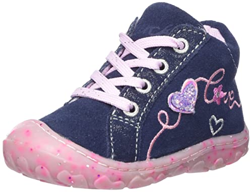 Lurchi Baby-Mädchen Gracy Sneaker, Navy, 21 EU von Lurchi