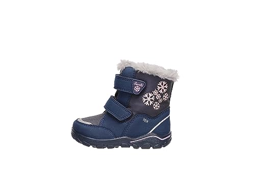 Lurchi Baby-Mädchen Kairi-Sympatex Lauflernschuh, DK Blue PINK, 24 EU von Lurchi