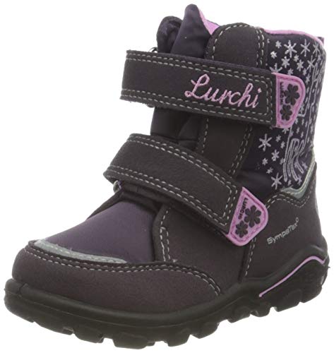 Lurchi Baby-Mädchen Kina-Sympatex Schneestiefel, AUBERGINE, 20 EU Weit von Lurchi