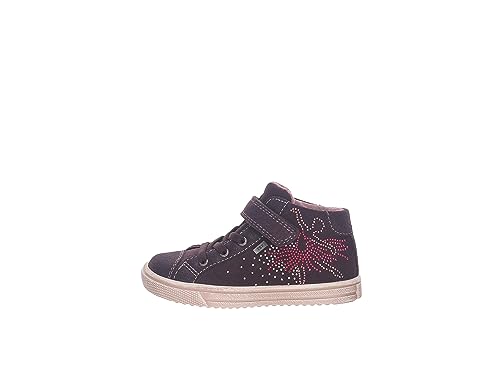 Lurchi Baby-Mädchen Suna-TEX Sneaker, BlackBerry, 25 EU von Lurchi