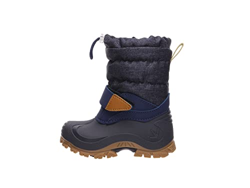 Lurchi Jungen Finn Schneestiefel, Blau Navy 49, 38 EU von Lurchi