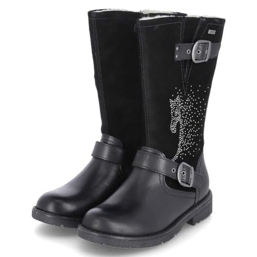 Lurchi Heidi-TEX Halblange Stiefel, Black, 31 EU Weit von Lurchi