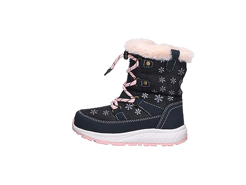 Lurchi Jungen Mädchen Alby-TEX Halblange Stiefel, Navy Rose, 27 EU von Lurchi