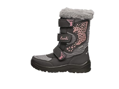 Lurchi Jungen Mädchen KAROLI-Sympatex Schneestiefel, Steel, 29 EU Weit von Lurchi