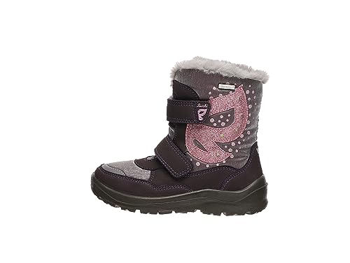 Lurchi Jungen Mädchen KIOKO-Sympatex Schneestiefel, Purple, 30 EU von Lurchi