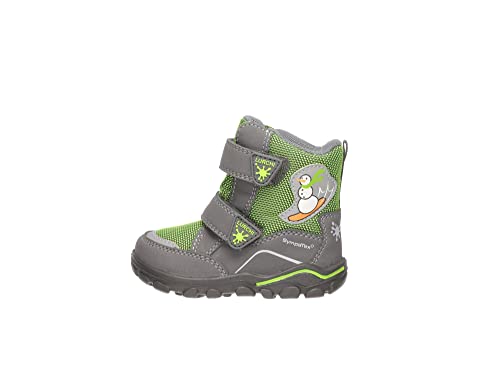 Lurchi Jungen Mädchen Kalmy-Sympatex Schneestiefel, Grey Applegreen, 24 EU Weit von Lurchi