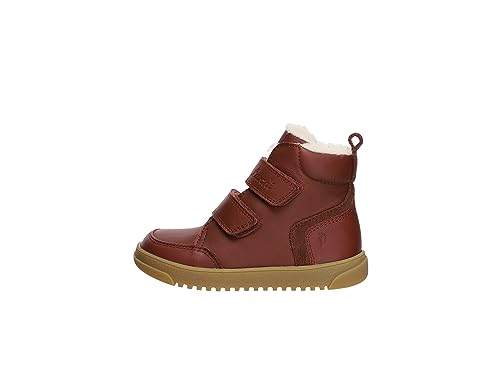 Lurchi Jungen Mädchen MILIO-TEX Barefoot Halblange Stiefel, Bordo, 24 EU von Lurchi