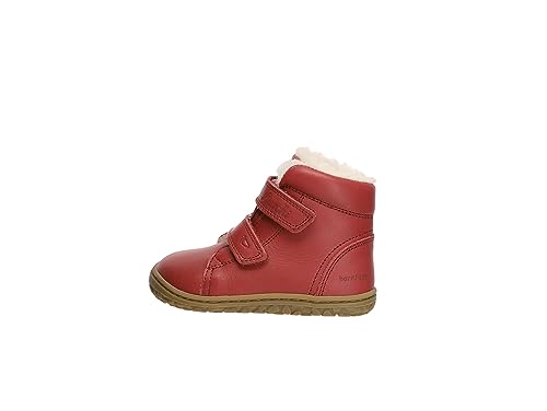 Lurchi Jungen Mädchen NIK Barefoot Halblange Stiefel, Bordo, 23 EU von Lurchi