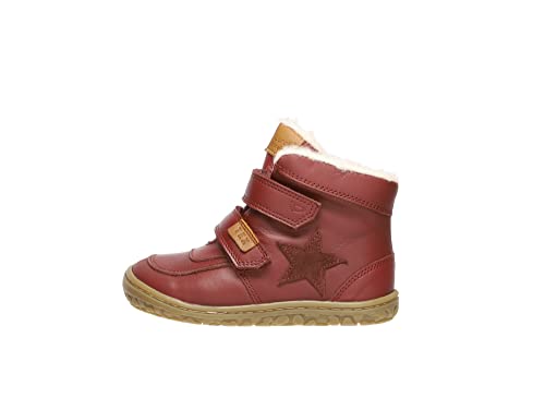 Lurchi Jungen Mädchen Nemo-tex Barefoot Halblange Stiefel, Lt Bordo, 24 EU von Lurchi