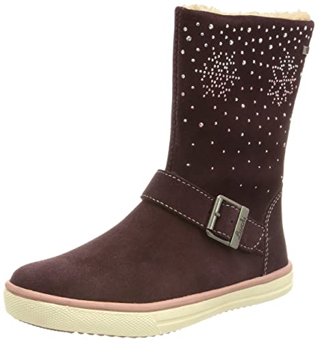 Lurchi Jungen Mädchen Savi-tex Stiefelette, Burgundy, 27 EU von Lurchi