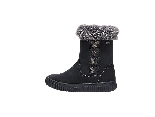 Lurchi Jungen Mädchen YAIRA-TEX Halblange Stiefel, Atlantic, 26 EU von Lurchi