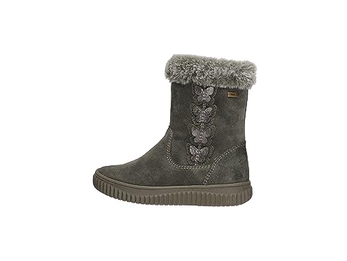 Lurchi Jungen Mädchen YAIRA-TEX Halblange Stiefel, DK Olive, 28 EU von Lurchi