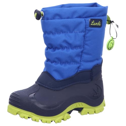 Lurchi Jungen Unisex Kinder 63L6013006 Schneestiefel, Black-royal, 26 EU von Lurchi