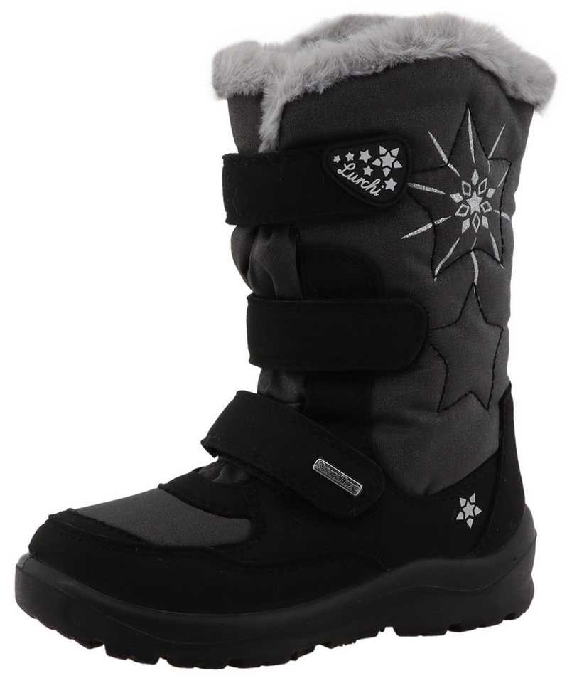 Lurchi Kiku SYMPATEX Winterstiefel Klettstiefel mit Glitzer, Größenschablone zum Download von Lurchi