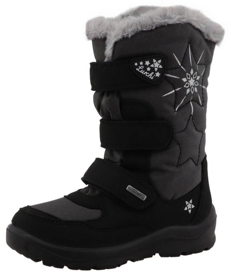 Lurchi Kiku SYMPATEX Winterstiefel Klettstiefel mit Glitzer, Größenschablone zum Download von Lurchi