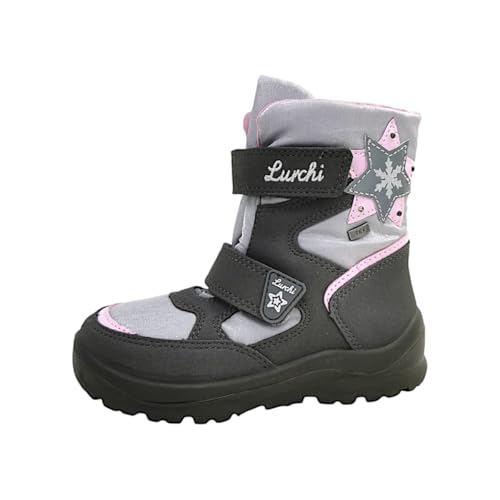 Lurchi Kinderschuhe Mädchen Winterstiefel Grau Freizeit, Schuhgröße:27 EU von Lurchi