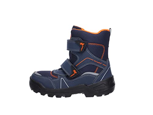 Lurchi Kolt-Sympatex Schneestiefel, Dk Blue Bright Orange, 33 EU Weit von Lurchi