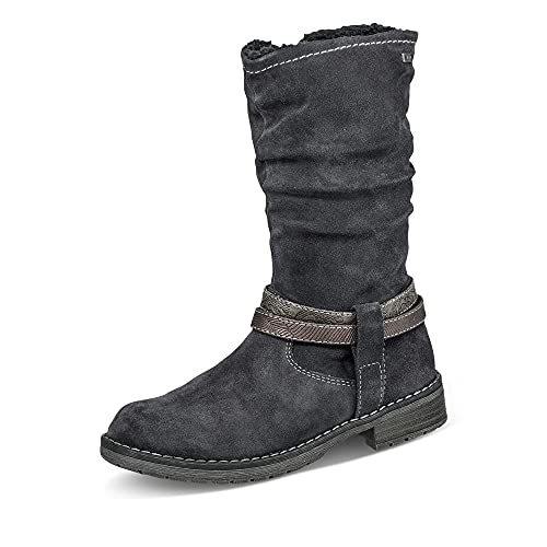 Lurchi Lia-tex Hohe Stiefel, Grau Charcoal 25, 39 EU von Lurchi