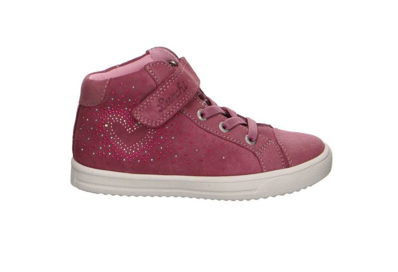 Lurchi Lurchi Velour Klettstiefel Mädchen rot Klettschuh von Lurchi