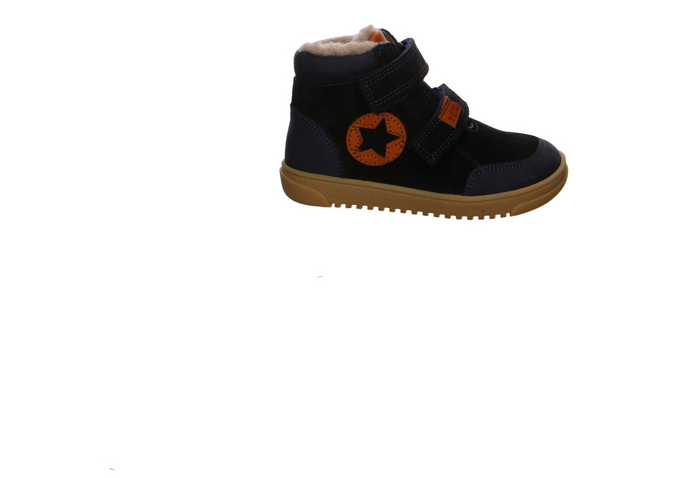 Lurchi Lurchi Velour Klettstiefel Winter Jungen blau Winterstiefelette von Lurchi