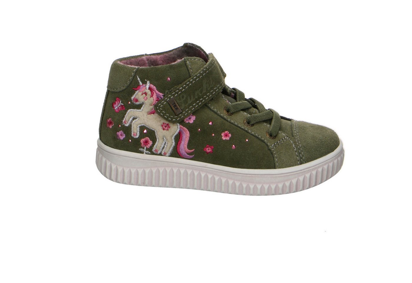 Lurchi Lurchi Velour Klettstiefel Winter Mädchen grün Winterstiefelette von Lurchi