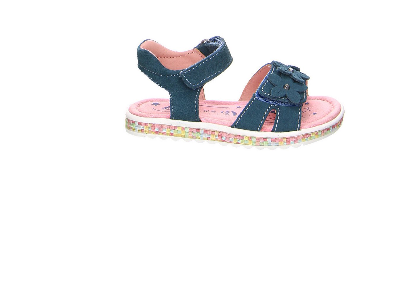 Lurchi Lurchi Velour Sandalen Mädchen blau Sandale von Lurchi