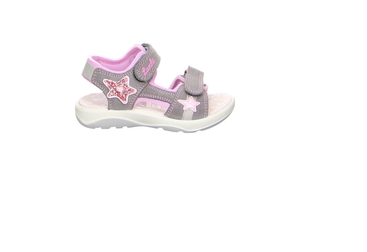 Lurchi Lurchi Velour Sandalen Mädchen grau Sandale von Lurchi