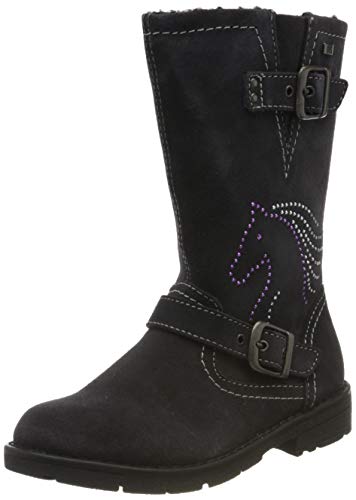 Lurchi Jungen Mädchen Heidi-tex Halblange Stiefel, Grau Charcoal 25, 28 EU von Lurchi