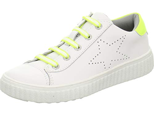 Lurchi Mädchen Nelia Sneaker, Weiß (White 00) von Lurchi