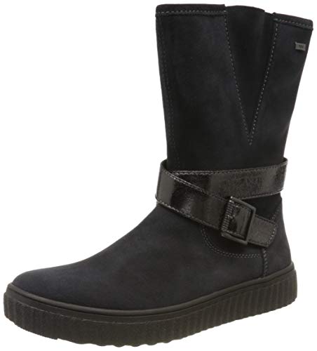 Lurchi Mädchen Nelly-TEX Stiefeletten, Grau (Charcoal 25), 30 EU von Lurchi