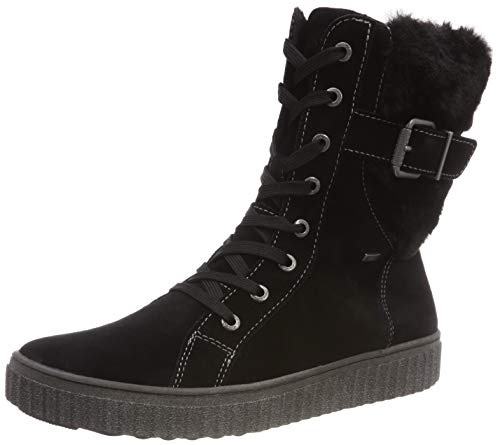 Lurchi Mädchen Nona-TEX Schlupfstiefel, Schwarz (Black 21), 28 EU von Lurchi