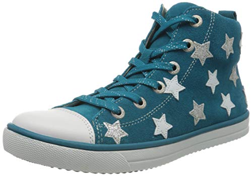 Lurchi Mädchen Starlet Hohe Sneaker, Blau (Deep Ocean 72), 29 EU von Lurchi