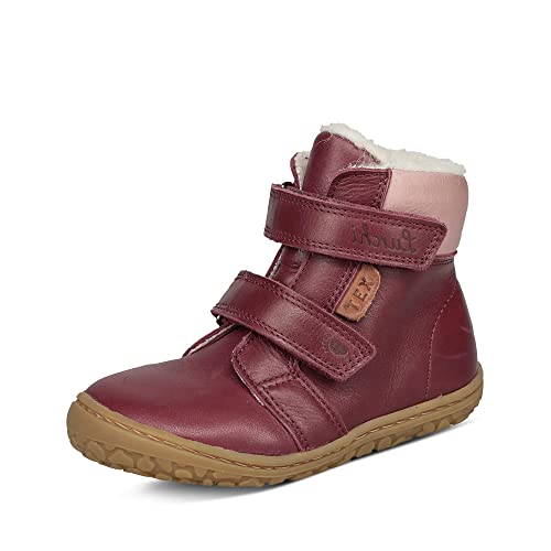 Lurchi Mädchen Stiefel Schuhe Barefoot Nobby-Tex Boots Glattleder Kinderschuhe Uni von Lurchi