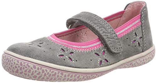 Lurchi Mädchen Tiffi Geschlossene Ballerinas, Grau (Grey 25), 31 EU von Lurchi