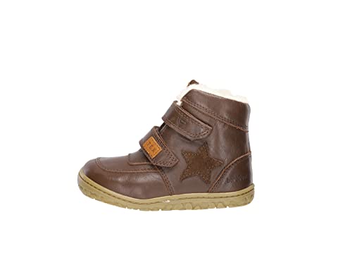 Lurchi NEMO-TEX Barefoot Halblange Stiefel, DK Brown, 26 EU von Lurchi