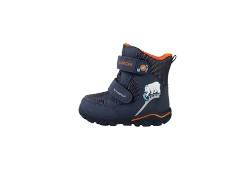 Lurchi Schneestiefel Kaido-Sympatex, Farbe:Atlantic-orange, Größe:25 von Lurchi