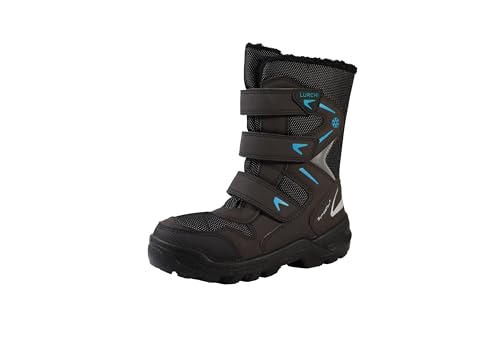 Lurchi Schneestiefel Kristo-Sympatex, Farbe:Black-Turquoise, Größe:38 von Lurchi