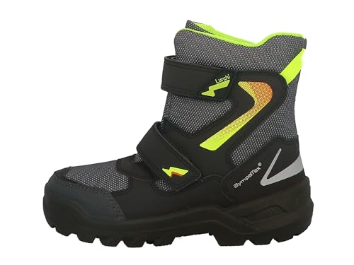 Lurchi Stiefelette Kazu-Sympatex, Farbe:Black-neon Yellow, Größe:29 von Lurchi