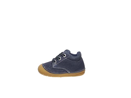 Lurchi Jungen Unisex Kinder Flo Sneaker, Blau Navy 22, 19 EU von Lurchi