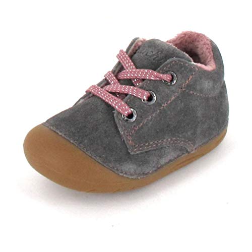 Lurchi Baby-Mädchen Flori Sneaker, Grau Grey Rose 25, 23 EU von Lurchi