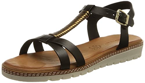 Lurchi Women's Vivie Flat Sandal, Black, 4 UK, 37 EU von Lurchi