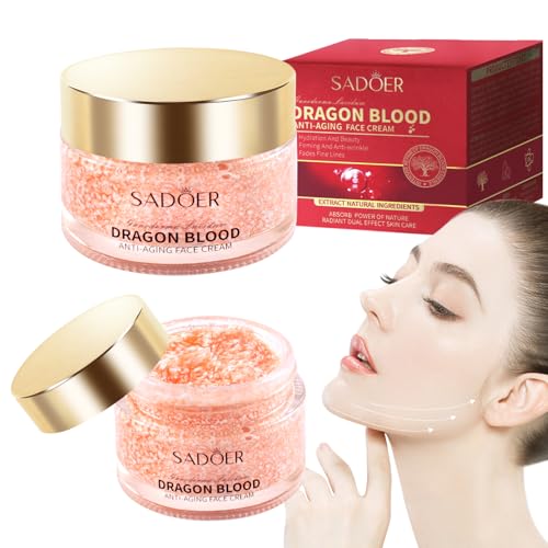 Dragon Blood Facial Cream, Dragons Blood Easy Cream, Tiefen Hydrierende Drachenblut Creme für Frauen | Feste Hautfeuchtigkeits Creme zur Pflege und Glättung Dragon Blood Facial Cream, Dragons Blood Easy Cream, Tiefen Hydrierende Drachenblut Creme für Frauen | Feste Hautfeuchtigkeits Creme zur Pflege und Glättung von Lureallure
