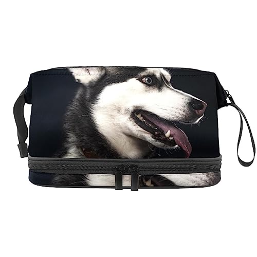 Kosmetiktasche Mit Reißverschluss Tier Hund Kosmetiktasche Tragbare Kosmetiktasche Reisekosmetik-Organizer Für Frauen von Lurnise