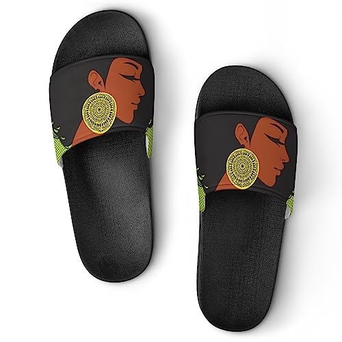 Pantoffeln Für Frauen Afrikanische Frau Dusche Sandalen Badeschuhe Hausschuhe Für Männer Pantoffeln Für Frauen Afrikanische Frau Dusche Sandalen Badeschuhe Hausschuhe Für Männer von Lurnise