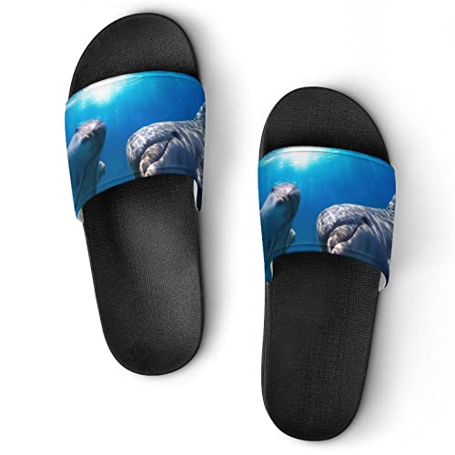 Pantoffeln Für Frauen Delfin Dusche Sandalen Badeschuhe Pantoffeln Hausschuhe Für Frau von Lurnise