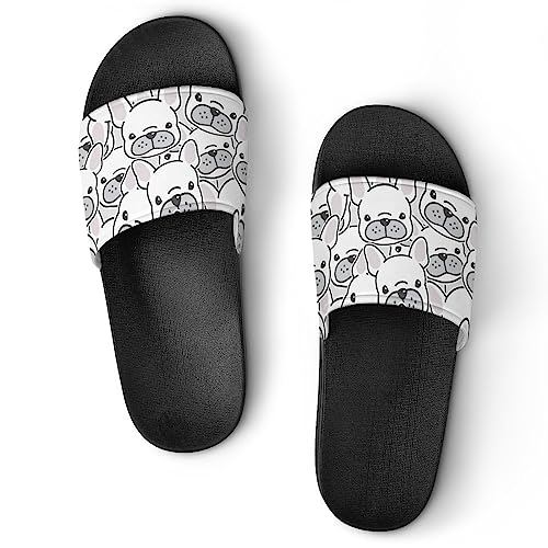 Pantoffeln Für Frauen Hund Französische Bulldogge Muster Dusche Sandalen Badeschuhe Hausschuhe Für Männer Pantoffeln Für Frauen Hund Französische Bulldogge Muster Dusche Sandalen Badeschuhe Hausschuhe Für Männer von Lurnise