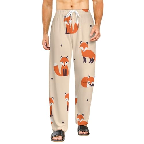 Pyjama-Hosen Für Frauen Tier Und Füchse Lounge Pants Schlafanzüge Pyjama-Hosen Für Männer von Lurnise