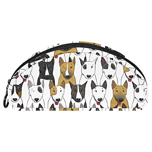 Schreibwarenkoffer Bullterrier Organizer Tragbares Federmäppchen Kosmetiktasche Organizer Make-Up-Boxen von Lurnise